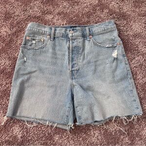 GAP Light Blue Denim Women Shorts